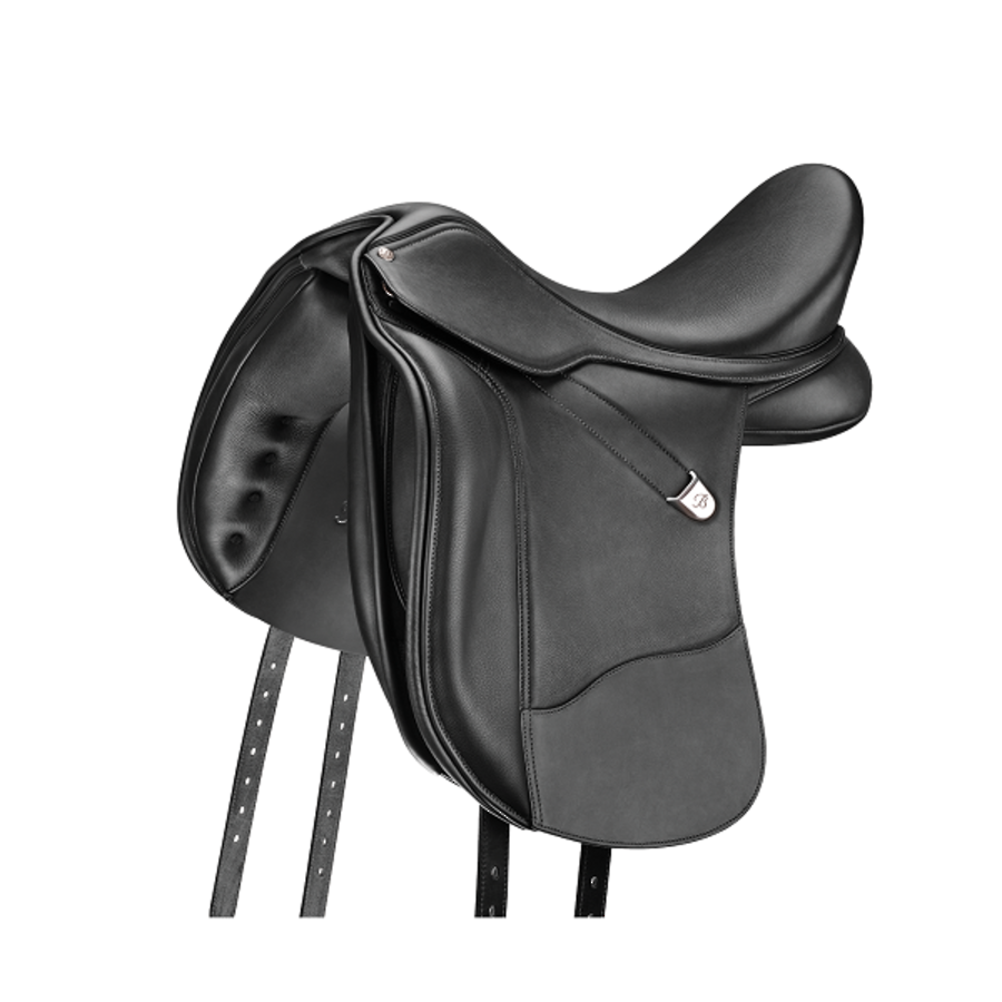 Bates Wide Dressage + Saddle with Luxe Leather - Hart image 1